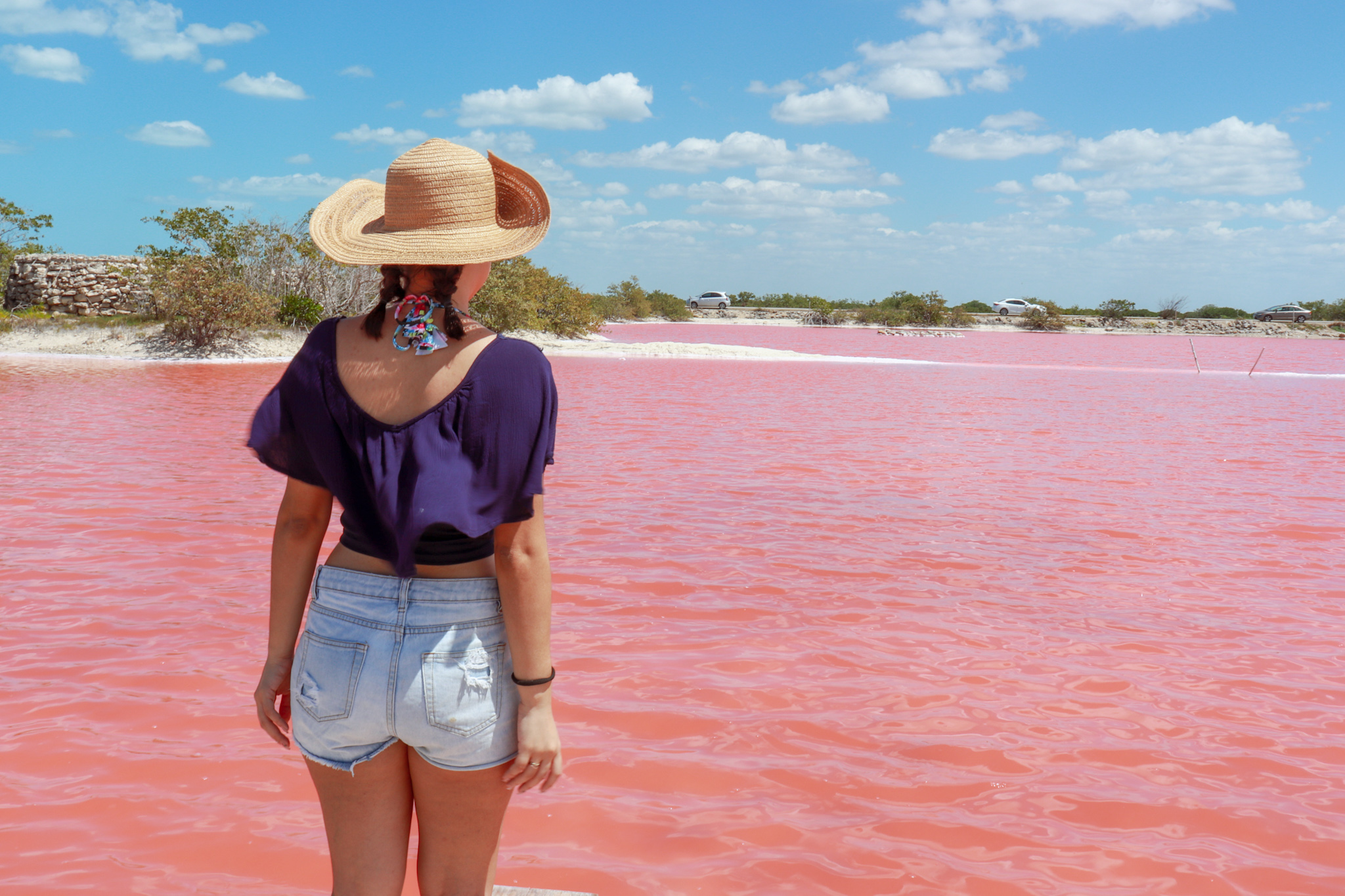 Discover the pink lagoons: the Xtampú salt flats | Pies Viajeros