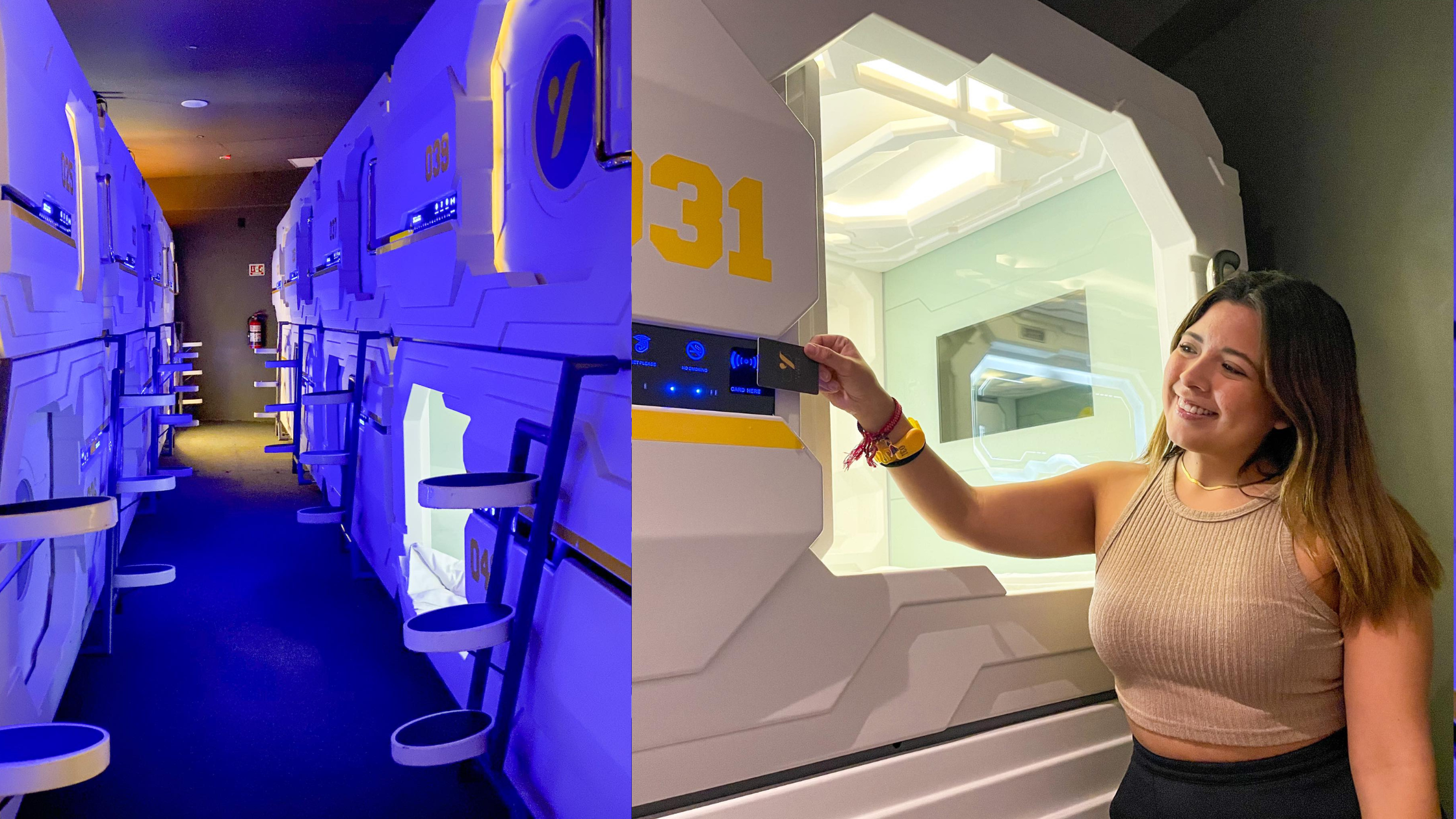 hotel cápsula en cancún